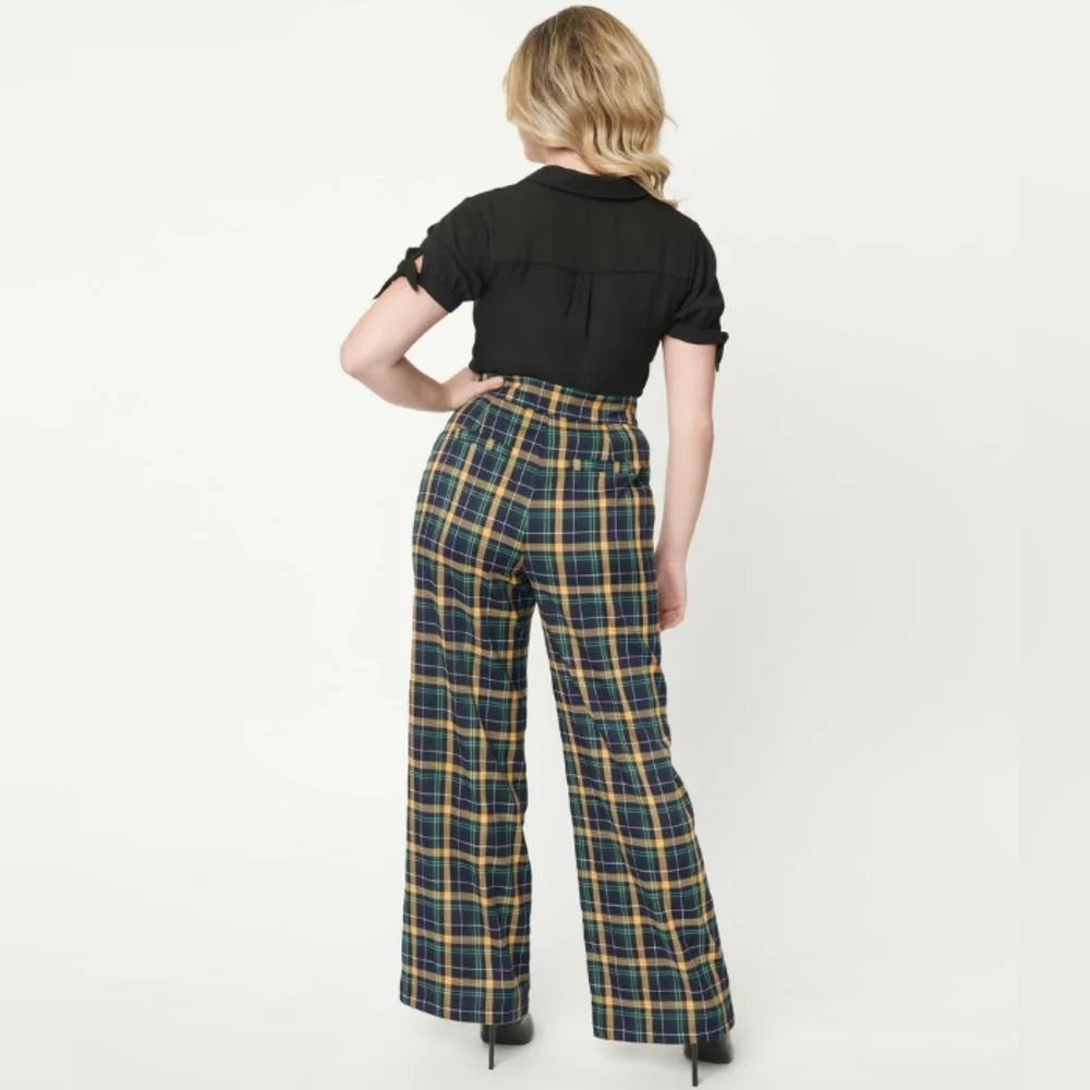 NWT Unique Vintage Ginger Swing Pants 4X - Picture 2 of 3